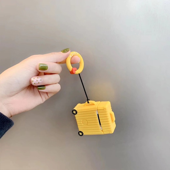 💗NEW Cute Apple AirPods Silicone Suitcase - Picture 3 of 6